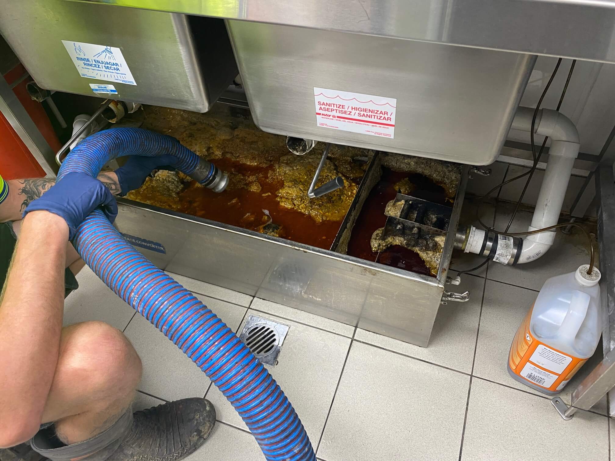 Grease Trap Cleaning in Weatherford